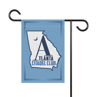 Load image into Gallery viewer, The Citadel, Atlanta Citadel Club, Alumni, Carolina Blue Garden Banner

