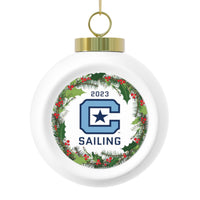 Load image into Gallery viewer, The Citadel, Club Sports, Sailing, 2023 Christmas Ball Ornament

