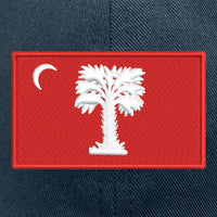 Load image into Gallery viewer, The Citadel, Big Red Flag, Yupoong Adult Low-Profile Cotton Twill Dad Cap
