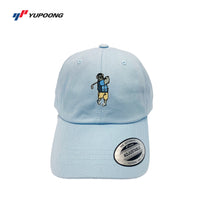Load image into Gallery viewer, The Citadel, Spike the golfer, Yupoong Adult Low-Profile Cotton Twill Dad Cap- Light Blue
