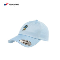 Load image into Gallery viewer, The Citadel, Spike the golfer, Yupoong Adult Low-Profile Cotton Twill Dad Cap- Light Blue
