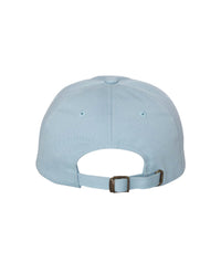 Load image into Gallery viewer, The Citadel, Big Red, Palm tree, Yupoong Adult Low-Profile Cotton Twill Dad Cap - Light Blue
