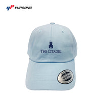 Load image into Gallery viewer, The Citadel, Barracks, Yupoong Adult Low-Profile Cotton Twill Dad Cap- Light Blue

