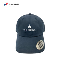 Load image into Gallery viewer, The Citadel, Barracks, Yupoong Adult Low-Profile Cotton Twill Dad Cap- Navy
