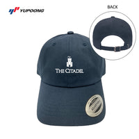 Load image into Gallery viewer, The Citadel, Barracks, Yupoong Adult Low-Profile Cotton Twill Dad Cap- Navy
