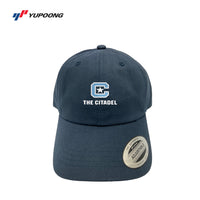 Load image into Gallery viewer, The Citadel, C Star, Yupoong Adult Low-Profile Cotton Twill Dad Cap
