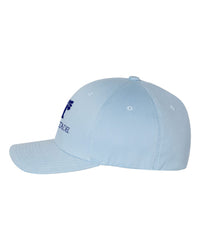 Load image into Gallery viewer, The Citadel, Palm Tree, Flexfit - Cotton Blend Cap Carolina Blue
