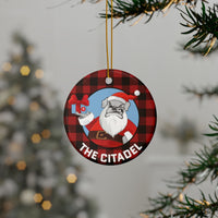 Load image into Gallery viewer, The Citadel, Santa Spike, Ceramic Ornaments, 2-Side Print, Circle 1pc
