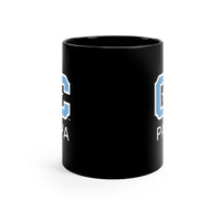 Load image into Gallery viewer, The Citadel Block C Logo, Sports Papa, Black Mug, 11oz
