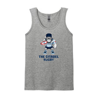 Load image into Gallery viewer, The Citadel, Club Sport - Rugby, Spike Rugby, Softstyle® Tank Top - Sport Grey
