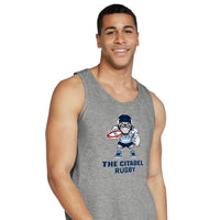 Load image into Gallery viewer, The Citadel, Club Sport - Rugby, Spike Rugby, Softstyle® Tank Top - Sport Grey
