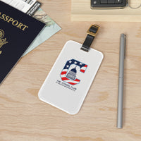 Load image into Gallery viewer, The Citadel, Alumni Club, Greater Washington D.C. Club Logo, White Luggage Tag
