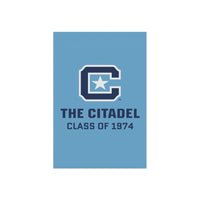 Load image into Gallery viewer, The Citadel C, Class of 1974 Garden &amp; House Banner 12&quot; x 18&quot;
