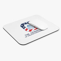 Load image into Gallery viewer, The Citadel, Alumni Club, Washington D.C. Club Logo, Light Blue Mouse Pad (Rectangle)
