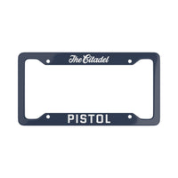 Load image into Gallery viewer, The Citadel, Word Mark, Club Sports, Pistol License Plate Frame
