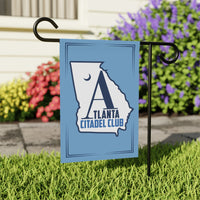Load image into Gallery viewer, The Citadel, Atlanta Citadel Club, Alumni, Carolina Blue Garden Banner
