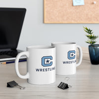 Load image into Gallery viewer, The Citadel Block C Logo, Sports Wrestling, Ceramic Mug 11oz
