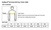 Load image into Gallery viewer, The Citadel, DryBlend® 50 Cotton/50 Poly T-ShirtT-Shirt- Size Chart
