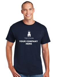 Load image into Gallery viewer, The Citadel, Barracks logo with Your Company,  DryBlend T-Shirt
