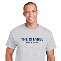 Load image into Gallery viewer, The Citadel, DryBlend T-Shirt- Ash

