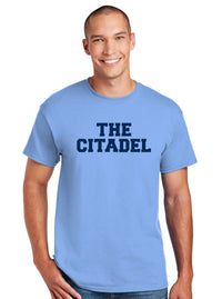 Load image into Gallery viewer, The Citadel, DryBlend® 50 Cotton/50 Poly T-ShirtT-Shirt- Carolina blue
