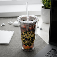 Load image into Gallery viewer, The Citadel, Ring Bezel, (Customized with your year), Sunsplash Tumbler with Straw, 16oz
