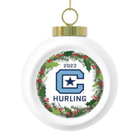 Load image into Gallery viewer, The Citadel, Club Sports, Hurling, 2023 Christmas Ball Ceramic Ornament
