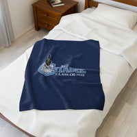 Load image into Gallery viewer, The Citadel, Class Of (Your Year) Customized, C Spike logo, Navy Blanket
