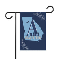 Load image into Gallery viewer, The Citadel, Atlanta Citadel Club, Alumni, Azalea, Navy Garden Banner

