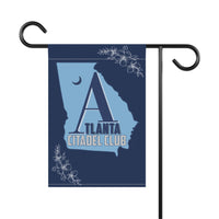 Load image into Gallery viewer, The Citadel, Atlanta Citadel Club, Alumni, Azalea, Navy Garden Banner
