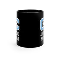 Load image into Gallery viewer, The Citadel, Block C Logo, Club Sports Judo Mom, Black Mug, 11oz
