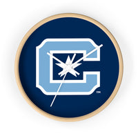 Load image into Gallery viewer, The Citadel, Carolina Blue C Star, Wall Clock
