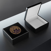 Load image into Gallery viewer, The Citadel, Ring Bezel, Customized Year Jewelry Box
