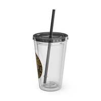 Load image into Gallery viewer, The Citadel, Ring Bezel, (Customized with your year), Sunsplash Tumbler with Straw, 16oz

