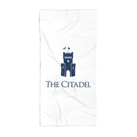 Load image into Gallery viewer, The Citadel, Barracks, White Beach Towel
