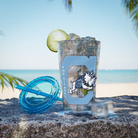 Load image into Gallery viewer, The Citadel, Vintage Jumping Bulldog, Sunsplash Tumbler with Straw, 16oz
