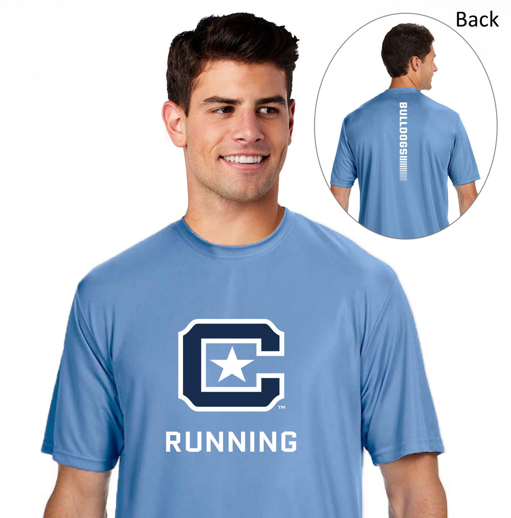 The Citadel, Club Sports - Running,  A4 Men's Cooling Performance T-Shirt- Carolina Blue