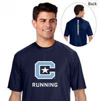 Load image into Gallery viewer, The Citadel, Club Sports - Running,  A4 Men&#39;s Cooling Performance T-Shirt- Navy
