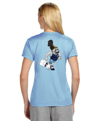 Load image into Gallery viewer, The Citadel, Club Sports - Running, Spike the Runner,  A4 Ladies&#39; Cooling Performance T-Shirt
