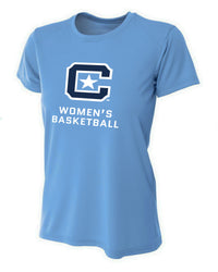 Load image into Gallery viewer, The Citadel C, Club Sports - Women&#39;s Basketball, A4 Ladies&#39; Cooling Performance T-Shirt
