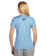 Load image into Gallery viewer, The Citadel C, Club Sports - Women&#39;s Basketball, A4 Ladies&#39; Cooling Performance T-Shirt - Carolina Blue
