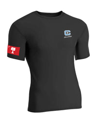 Load image into Gallery viewer, The Citadel, C Star, Club Sport - Jiu Jitsu, Compression Short Sleeve T-Shirt - Black

