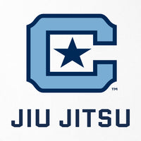 Load image into Gallery viewer, The Citadel, C Star, Club Sport - Jiu Jitsu, Compression Short Sleeve T-Shirt - White
