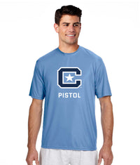 Load image into Gallery viewer, The Citadel, Club Sports - Pistol, A4 Men&#39;s Cooling Performance T-Shirt- Carolina Blue
