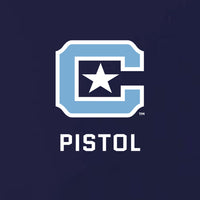 Load image into Gallery viewer, The Citadel, Club Sports - Pistol, A4 Men&#39;s Cooling Performance T-Shirt- Navy
