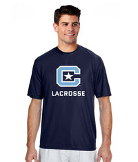 Load image into Gallery viewer, The Citadel, Club Sports - Lacrosse, A4 Men's Cooling Performance T-Shirt-Navy
