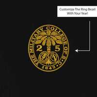 Load image into Gallery viewer, The Citadel, Customizable (Your Year) Ring Bezel Design, Performance T-Shirt- Black
