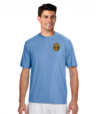 Load image into Gallery viewer, The Citadel, Customizable (Your Year) Ring Bezel Design, Performance T-Shirt- Carolina Blue
