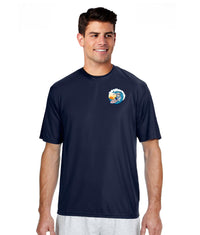Load image into Gallery viewer, The Citadel, Spike Surfing,  A4 Men&#39;s Cooling Performance T-Shirt- Navy
