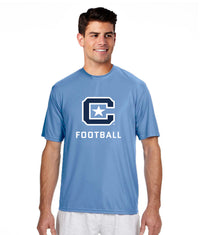 Load image into Gallery viewer, The Citadel C, Sports - Football,  A4 Men&#39;s Cooling Performance T-Shirt- Carolina Blue
